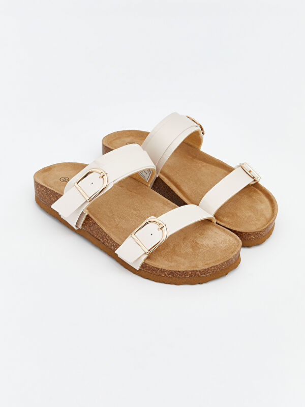 LCW STEPS Double Strap Women's Sliders