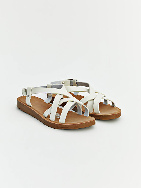 LCW STEPS Cross Strap Women's Sandals
