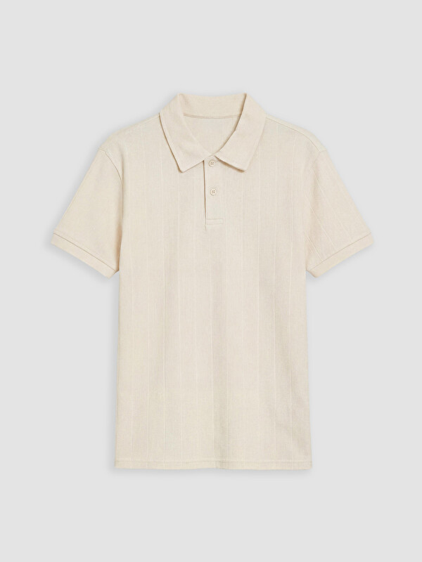 LCW Kids Boy Beige T-Shirt