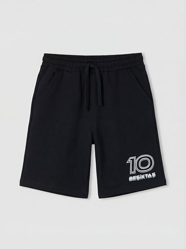 LCW Kids Erkek Çocuk Beşiktaş Baskılı Şort
