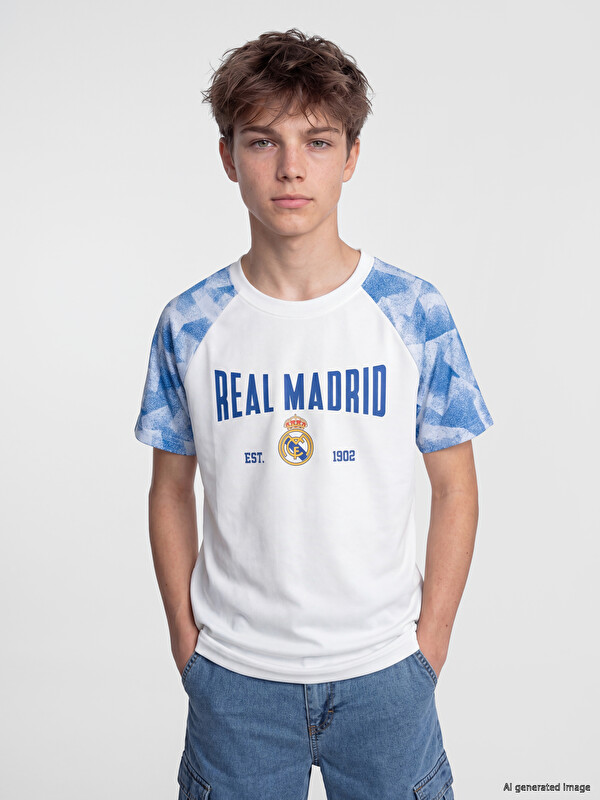 LCW Kids Real Madrid štampana majica za dečake
