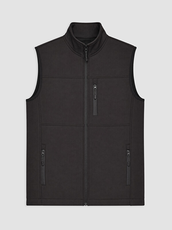 LCWAIKIKI Classic Gilet Noir Homme