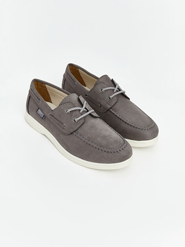 Lcw Steps Kahverengi Lcw Steps Süet Görünümlü Erkek Çocuk Klasik Ayakkabı