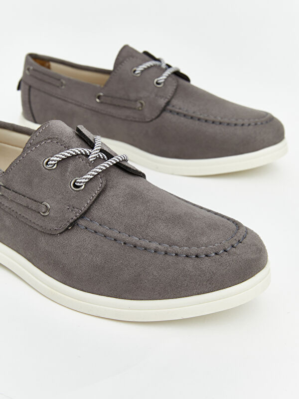 Lcw Steps Kahverengi Lcw Steps Süet Görünümlü Erkek Çocuk Klasik Ayakkabı