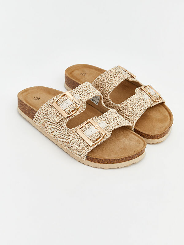 LCW STEPS Double Strap Women's Sliders