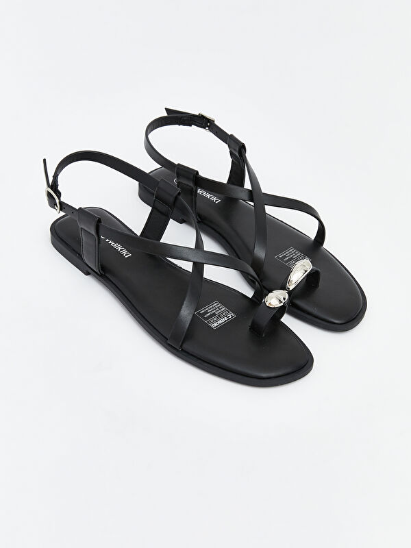 LCW STEPS Damen-Sandalen mit überkreuzten Riemen