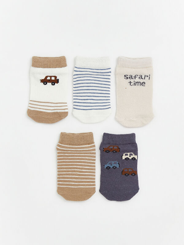 LCW baby جوراب ڕاهێنەری منداڵی کوڕ 5-پاک