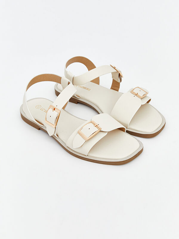 LCW STEPS Damen Sandalen in Lederoptik