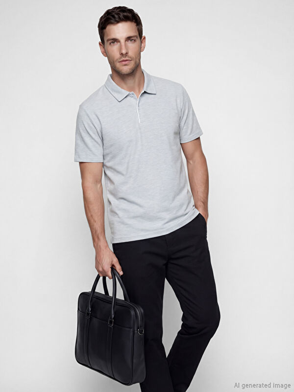 LCWAIKIKI Classic Polo Yaka Pike Erkek Tişört