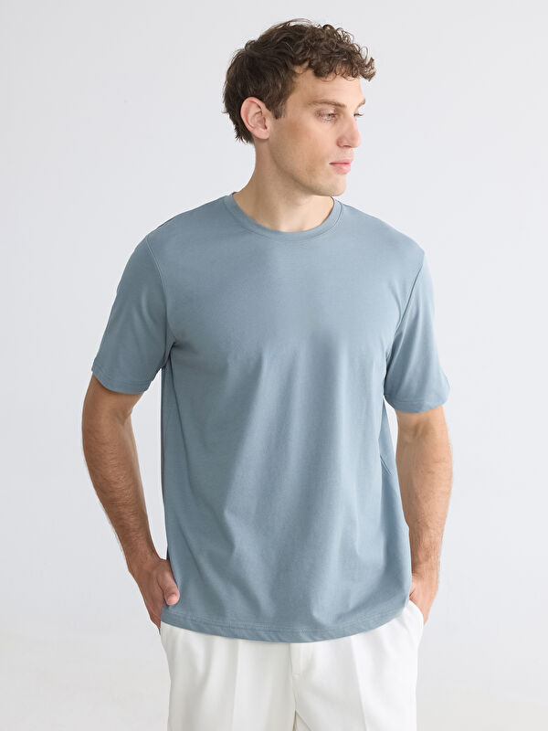 LCWAIKIKI Classic Regular Fit Basic Erkek Dry Touch Tişört