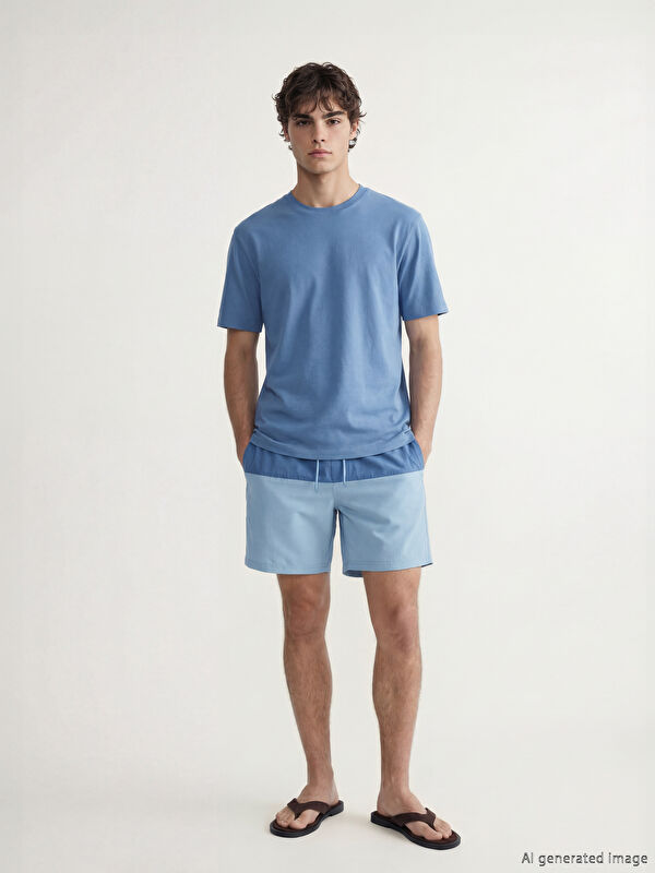 LCW SWIMWEAR Colorblock Herren-Badeshorts