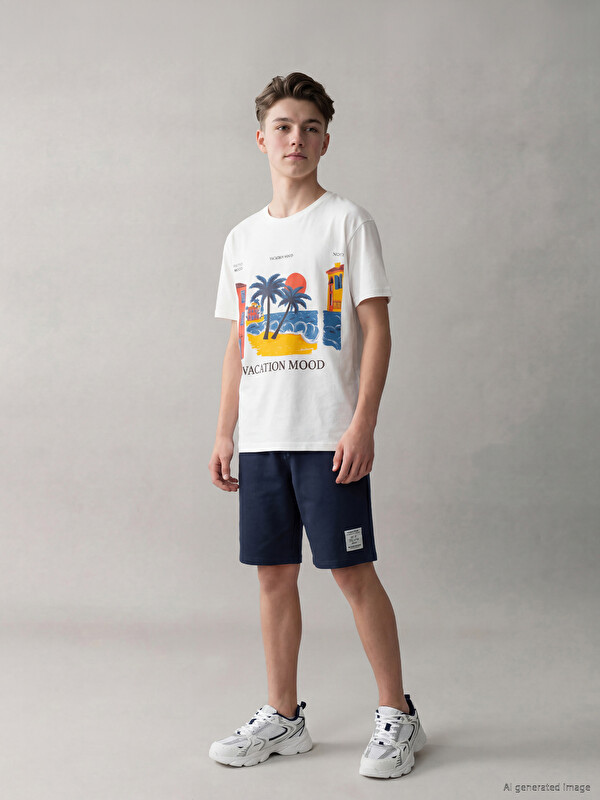 LCW Kids Beli Lastikli Erkek Çocuk Şort