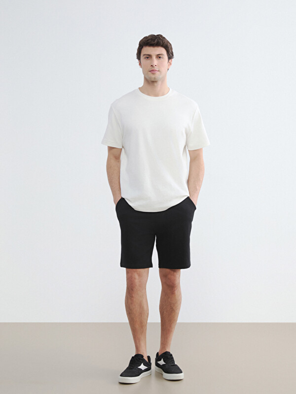 LCWAIKIKI Classic Standard Fit Men's Interlock Shorts