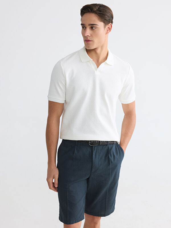 LCWAIKIKI Classic Polo Yaka Dokulu Erkek Tişört