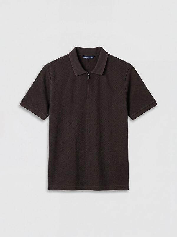 LCWAIKIKI Classic Polo Yaka Dokulu Erkek Tişört