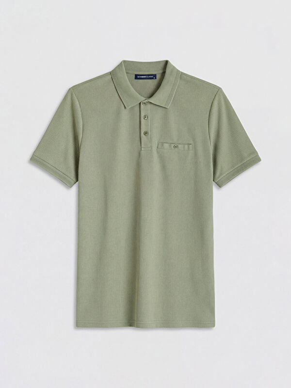 LCWAIKIKI Classic Polo Yaka Dokulu Erkek Tişört