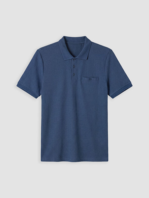 LCWAIKIKI Classic Polo Yaka Dokulu Erkek Tişört