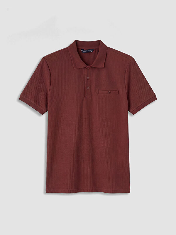 LCWAIKIKI Classic Polo Yaka Dokulu Erkek Tişört