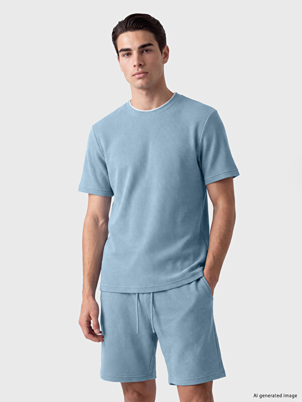 LCWAIKIKI Classic T-shirt à col rond pour homme