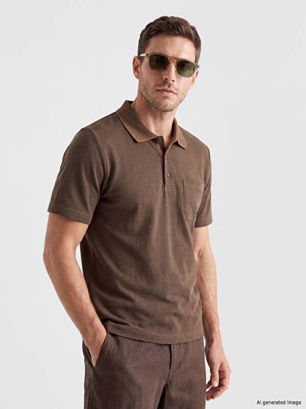 LCWAIKIKI Classic Polo Yaka Pike Erkek Tişört