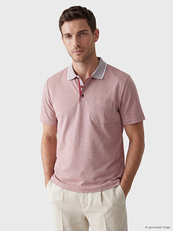 LCWAIKIKI Classic Polo Yaka Pike Erkek Tişört