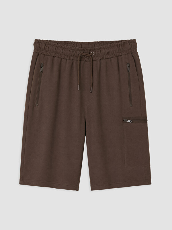 LCWAIKIKI Classic Pantaloni scurți cargo Maro Bărbat