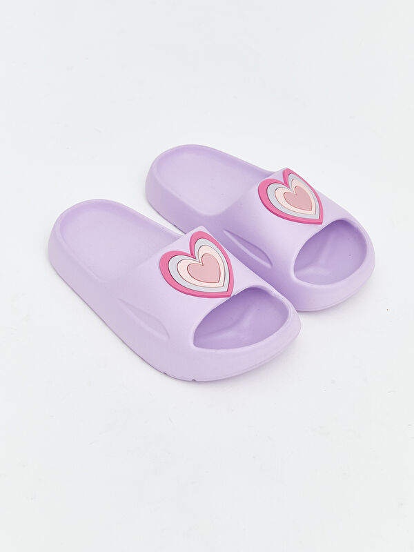 LCW STEPS Heart Print Baby Girls' Sliders