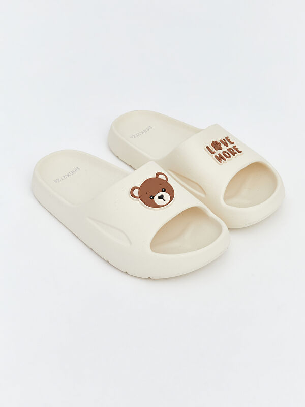 LCW STEPS Teddy Bear Print Girl's Slider