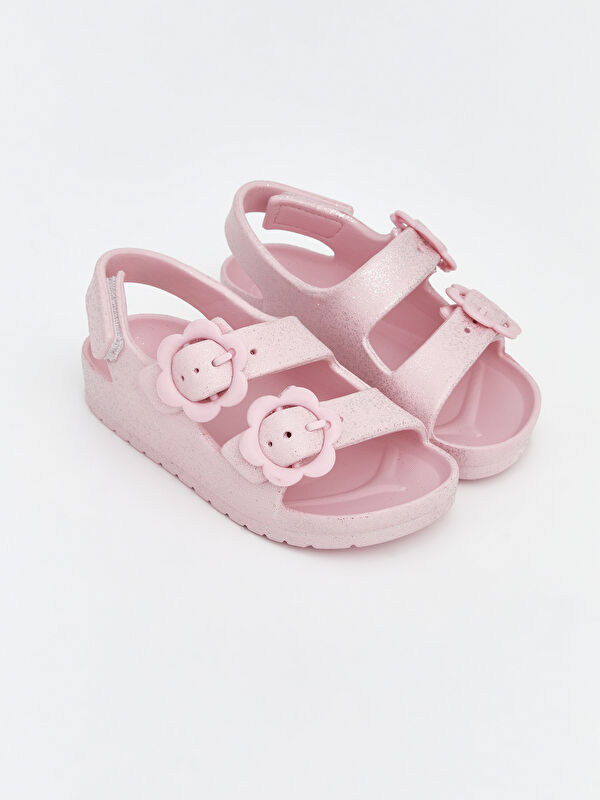 LCW STEPS Hook and Loop Fastening Baby Girls' Sandals