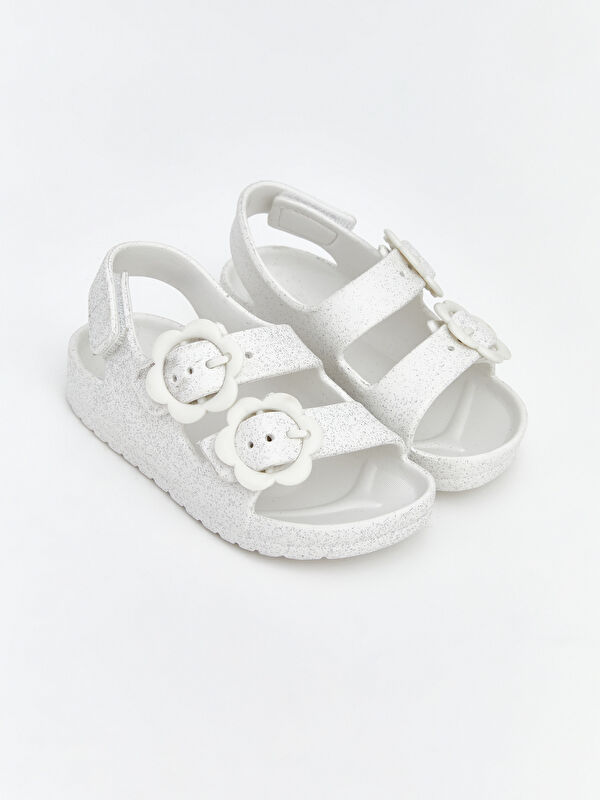 LCW STEPS Hook and Loop Fastening Baby Girl Sandals