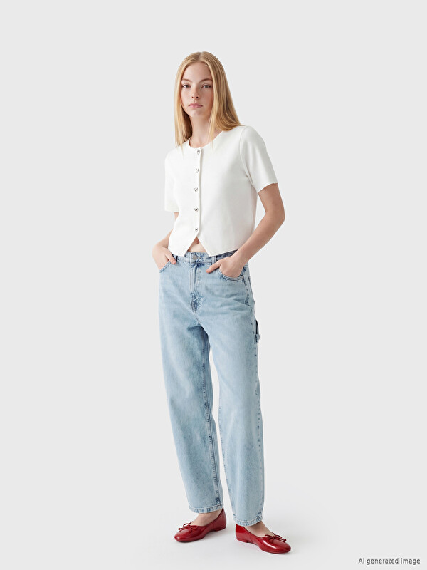 XSIDE Baggy Fit Women's Jeans