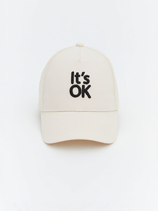 LCW ACCESSORIES Embroidered Letter Girl's Cap