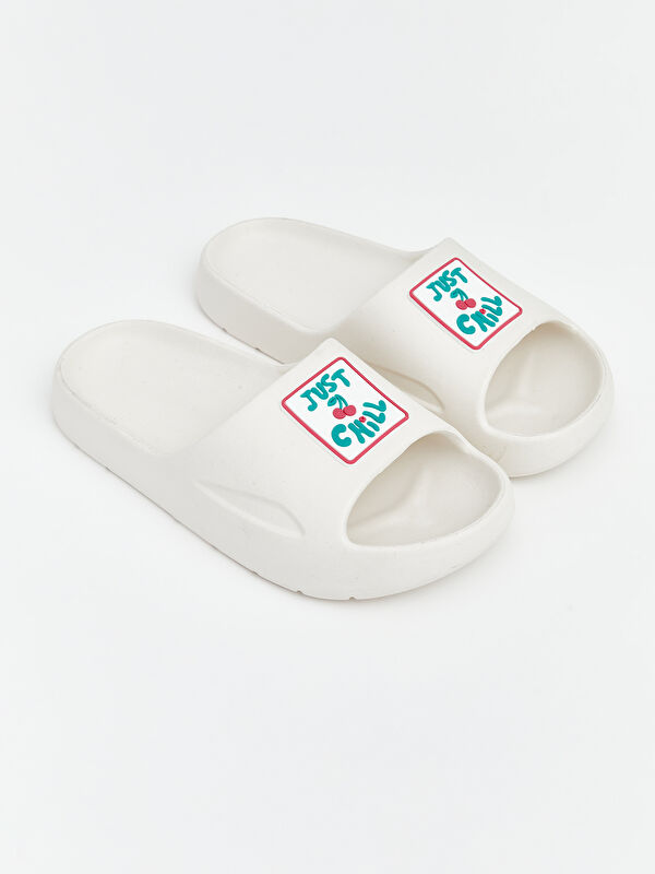 LCW STEPS Thick Sole Printed Girls' Slider