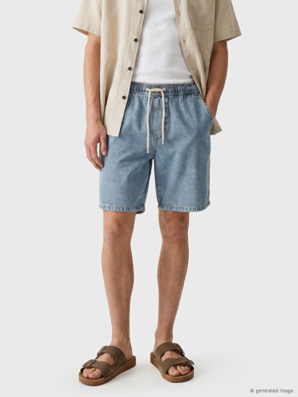 LCW Jeans شورت جينز رجالي واسع