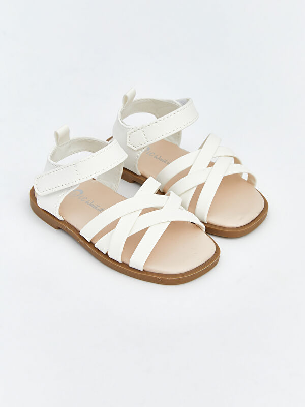 LCW STEPS Cross Strap Baby Girls' Sandals