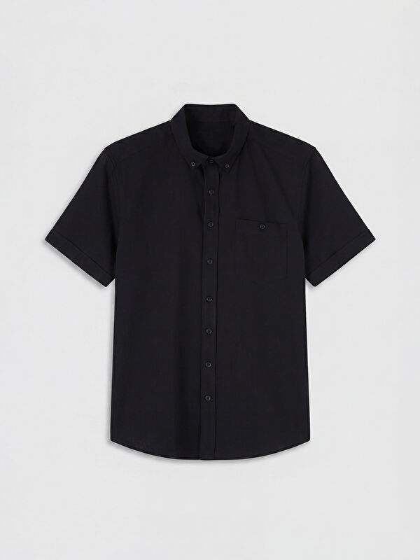 LCWAIKIKI Classic Regular Fit Armürlü Erkek Gömlek