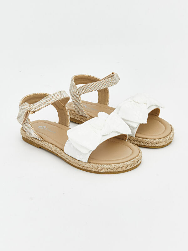 LCW STEPS Bow-Embellished Baby Girl Sandals