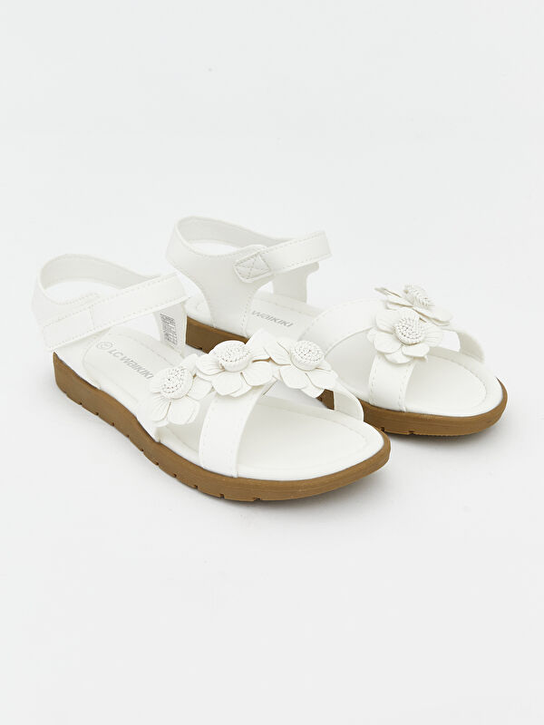 LCW STEPS Faux Leather Girl's Sandals