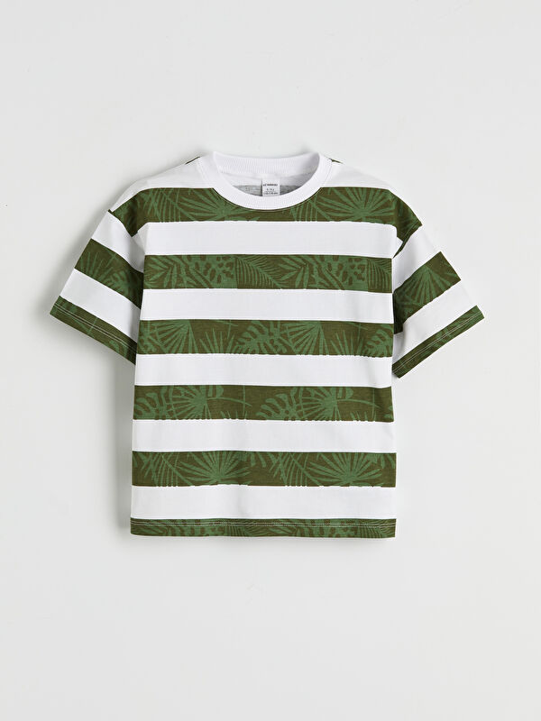 LCW Kids Boys' Striped Jersey T-Shirt