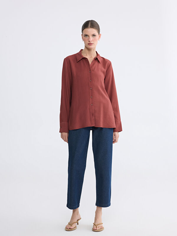 LCWAIKIKI Classic Beli Lastikli Carrot Fit Kadın Jean Pantolon