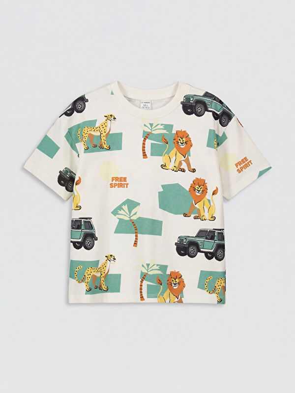 LCW Kids Crew Neck Boys' T-Shirt
