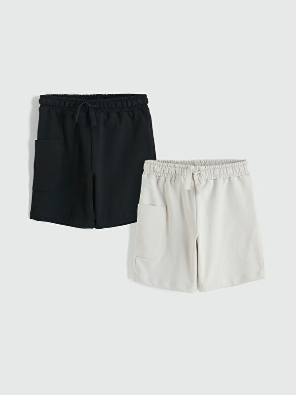 LCW Kids Lot de 2 Shorts Cargo à Poches pour Garçons