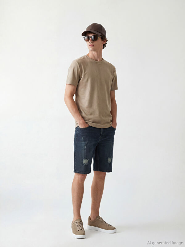 LCW Jeans Super Skinny Men's Denim Shorts