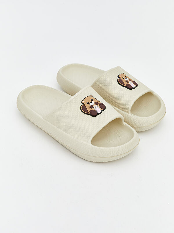 LCW STEPS Animal Print Women's Sliders