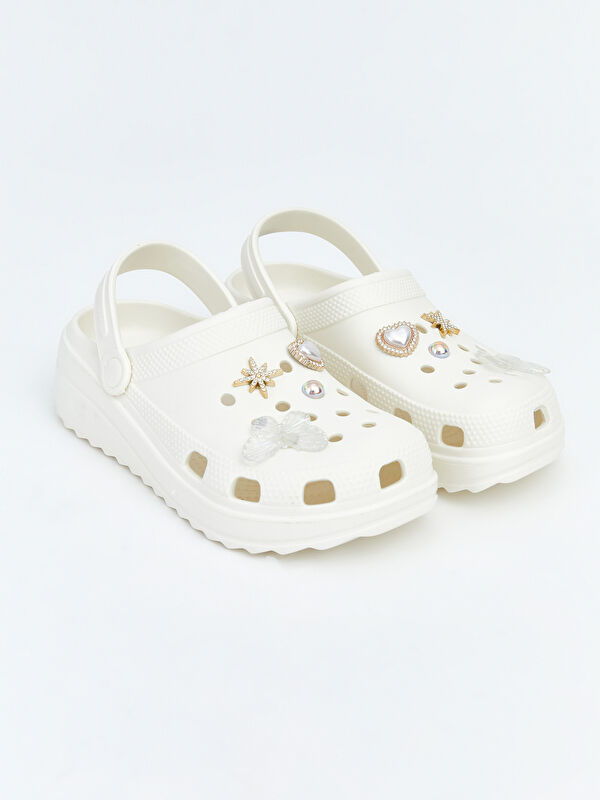 LCW STEPS Printed Women's Beach Clogs
