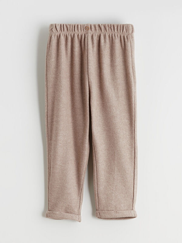 LCW baby Baby girl pants with elasticated waist.