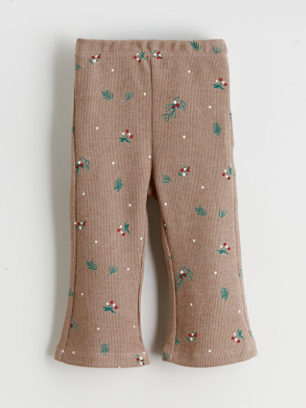 LC WAIKIKI Baby Girl Printed Flared Leggings