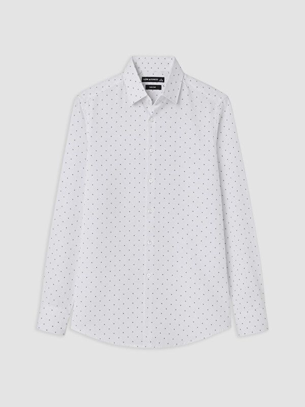 LCW BUSINESS Slim Fit Desenli Erkek Gömlek