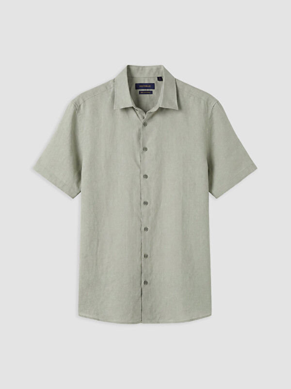 SOUTHBLUE Regular Fit %100 Keten Erkek Gömlek