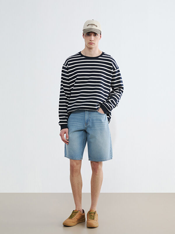 LCW Jeans Мужские джинсовые шорты мешковатого кроя